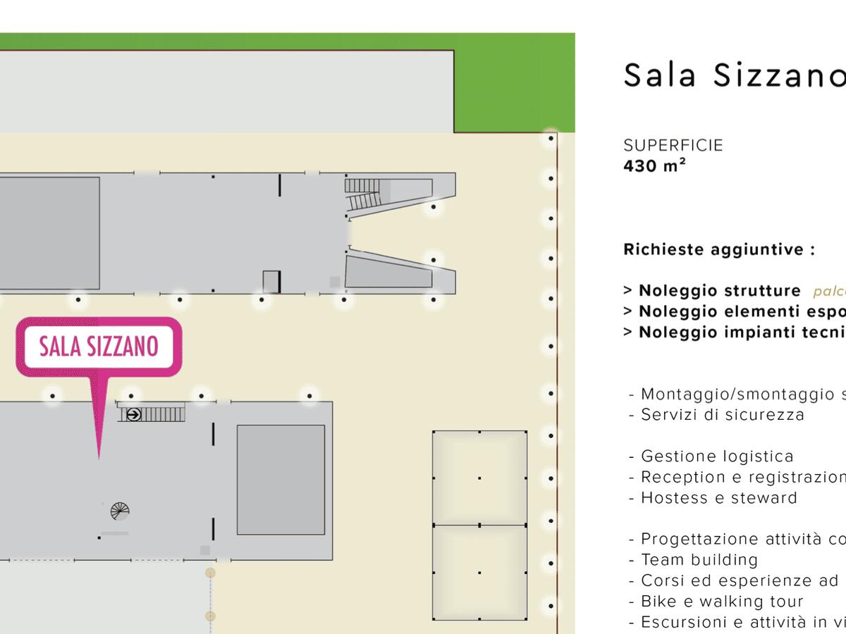 superficie sala sizzano - immagine 1
